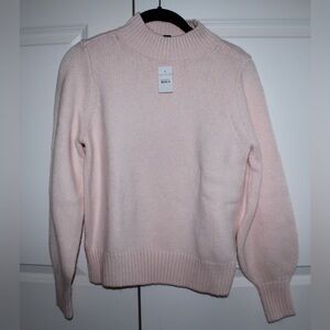Ann Taylor Blush Turtleneck Sweater